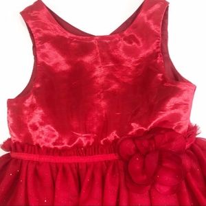 H&M Girls Holiday Red Dress Size 18 mth to 2 yrs